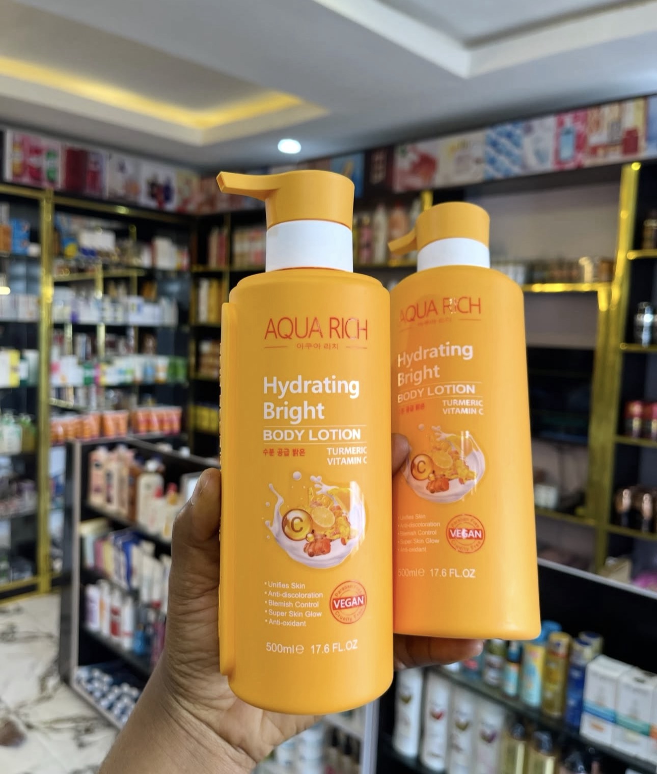 Pack Duo Aqua Rich Hydrating Bright — Gel Douche + Lotion Corps