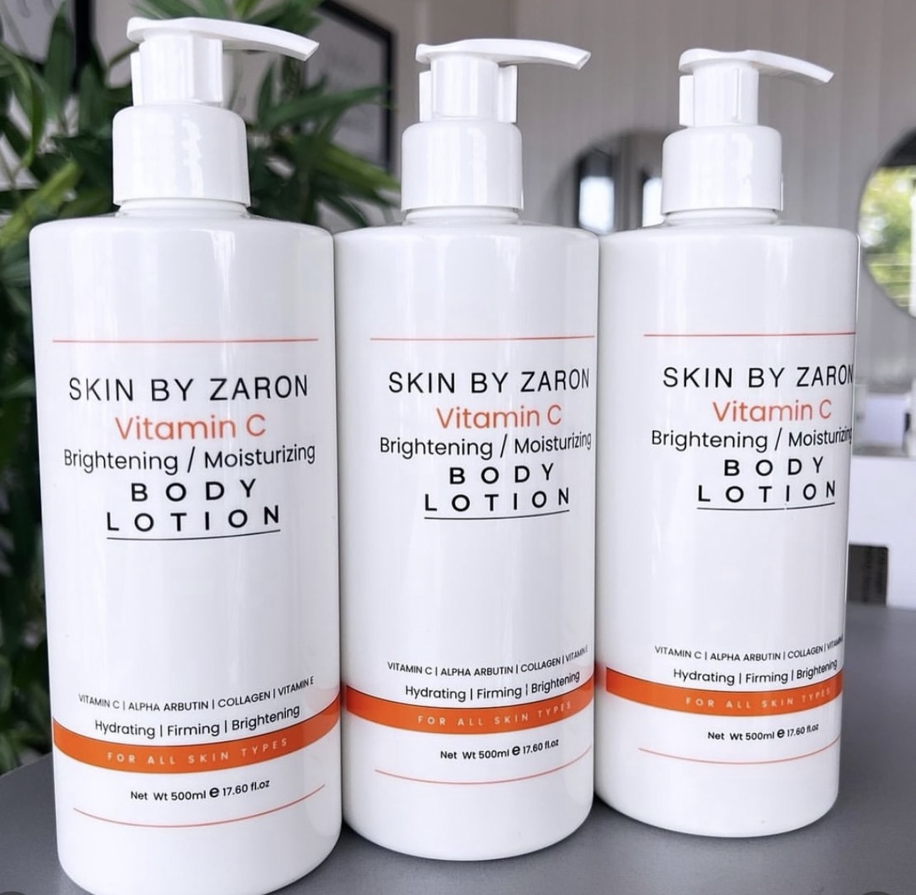 Skin By Zaron — Vitamin C Brightening / Moisturizing Body Lotion – Image 2