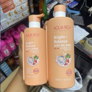 Pack Duo Aqua Rich Bright + Balance — Gel Douche + Lotion Corps