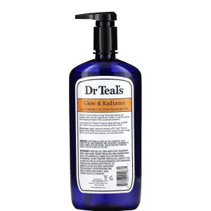 Dr Teal’s Gel Douche Glow & Radiance – Vitamine C & Huiles Essentielles d’Agrumes – 710 ml